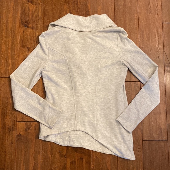 Helmut Lang Gray Asymmetric Jacket Sz Small - Picture 5 of 13